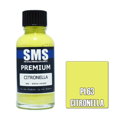 Paint SMS Premium Acrylic Lacquer PREMIUM CITRONELLA 30ml