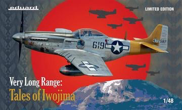 Plastic Kits EDUARD (l) 1/48 Scale -  US WWII Fighter P-51D, Very Long Range: Tales of Iwo Jima Limited Edition Plastic Model Kit