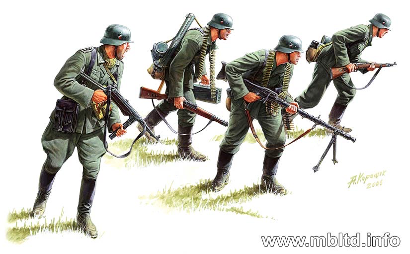Plastic Kits MB German Panzergrenadiers (1939-1942) 1/35