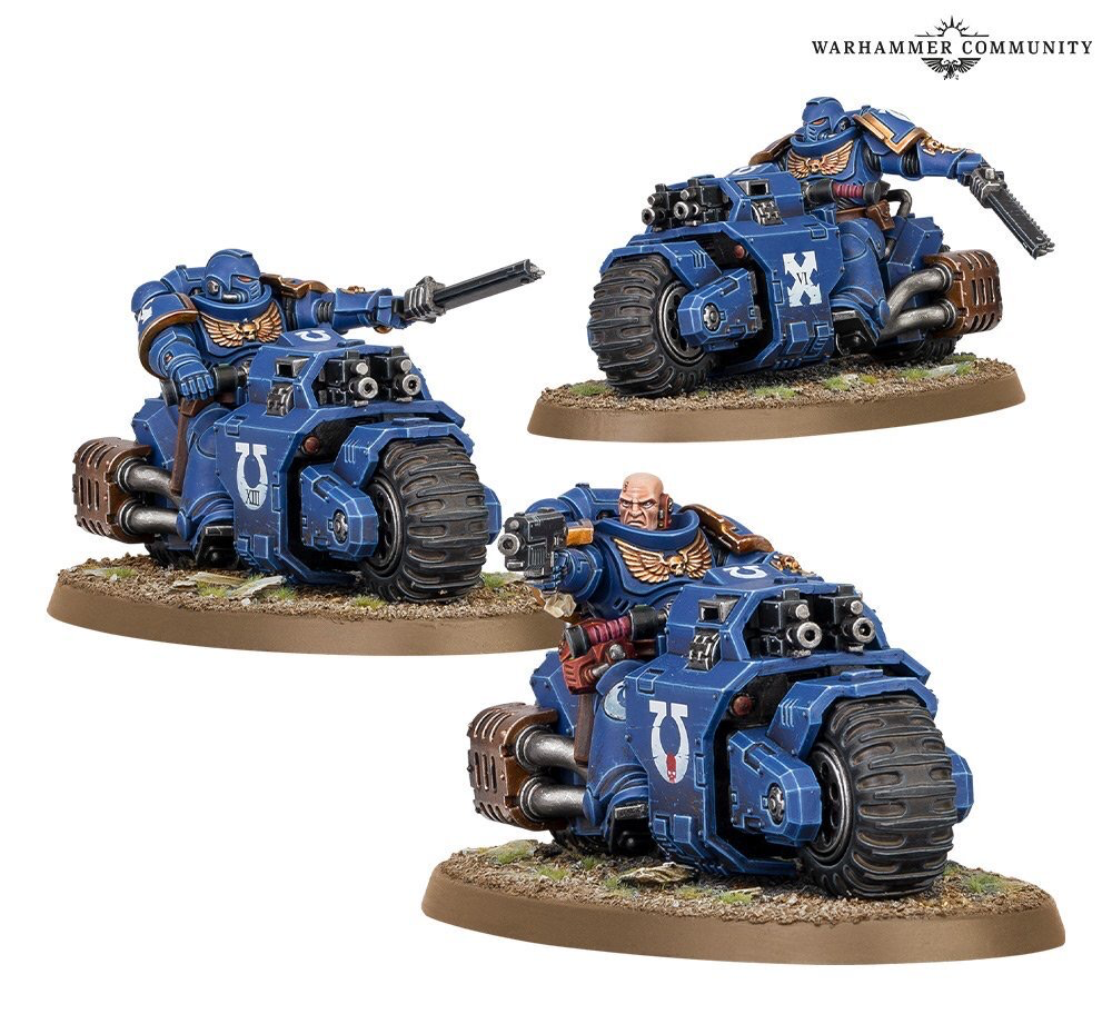 Toys GW Space Marines Outriders