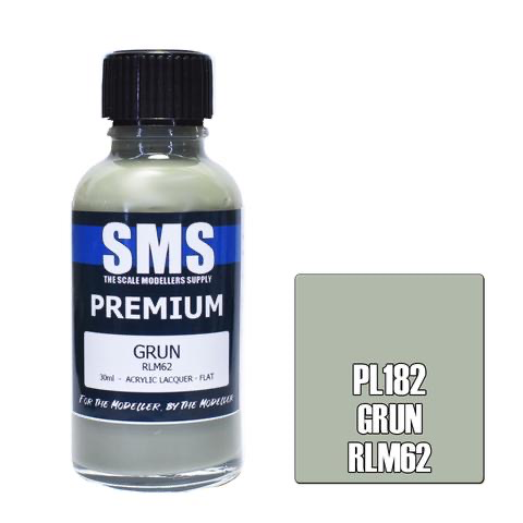 Paint SMS Premium Acrylic Lacquer GRUN RLM62 30ml