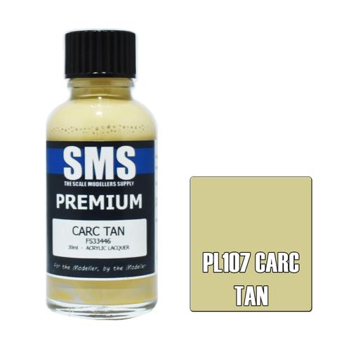 Paint SMS Premium Acrylic Lacquer CARC TAN FS33446 30ml