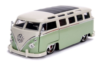 Diecast DDA 1:24 BTK 1962 VW Bus Glossy Bus Glossy Green