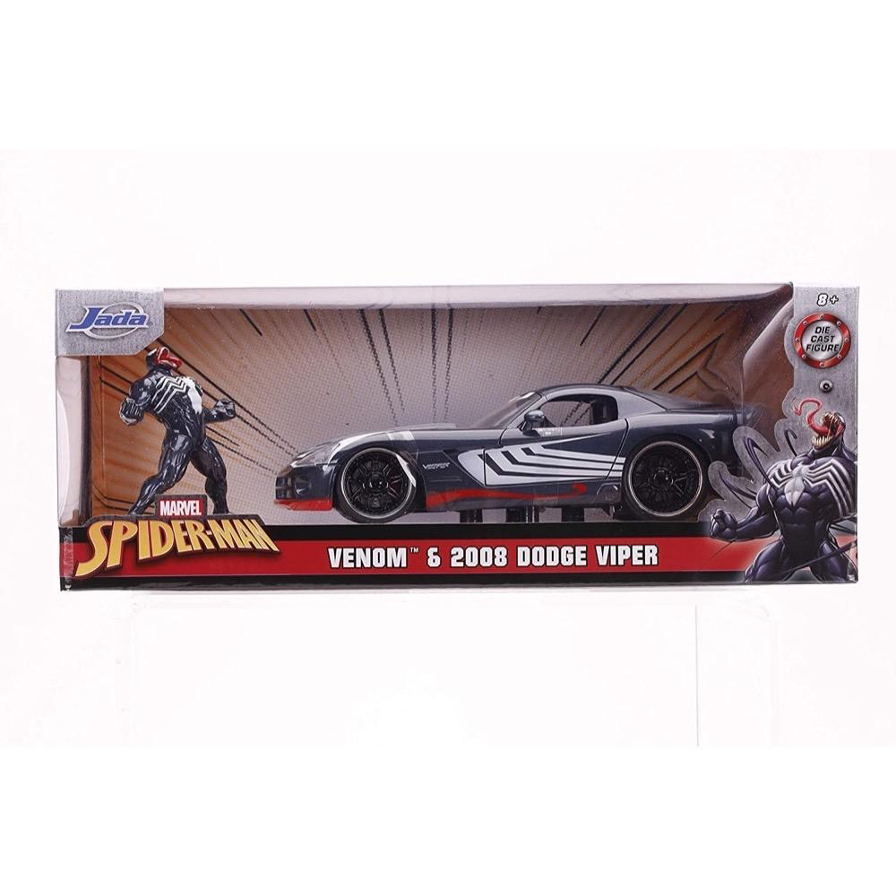 Diecast DDA Venom with 2008 Dodge Viper SRT 10 Movie Diecast Car
