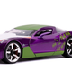 Diecast DDA Joker w/2009 Corvette Stingray Hollywood Rides Movie Diecast Car