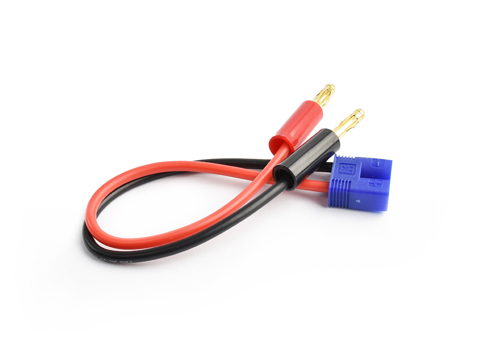 General 3.5mm male EC3 connector to 4.0mm connector charging cable 16AWG 15cm silicone wire
