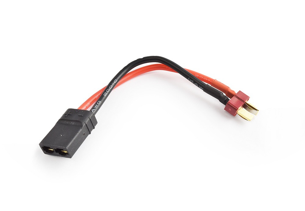 General Conversion lead Deans Male  > Traxxas Female, silicon wire 14AWG (1pc)