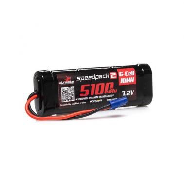 Battery NiMh Dynamite 5100mAh Speed Pack Battery with EC3 Connector suit AMP