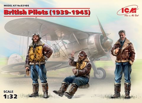 Plastic Kits ICM  1:32 Scale -  British Pilots (1939-45) (3)