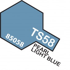 Paint Tamiya Color Spray for Plastics TS-58 Pearl Light Blue. 100ml Spray Can