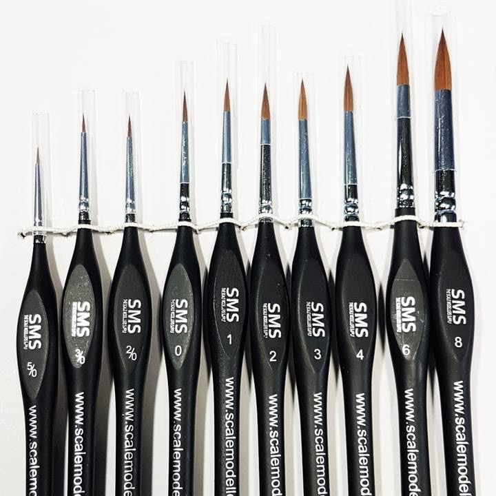 Paint SMS Brush Set (Sable) 10Pcs