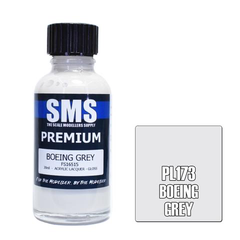 Paint SMS Premium Acrylic Lacquer BOEING GREY FS16515 30ml