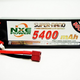Battery LiPo NXE 7.4v 5400mah 50c H/case Lipo w/Dean