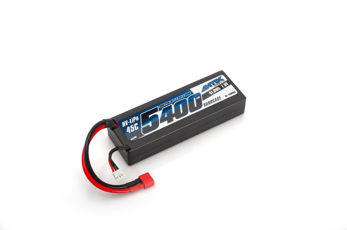 Battery LiPo LRP Antivax 5400 Graphene - 7.6v LIHV - 45C LiPo Car Hardcase