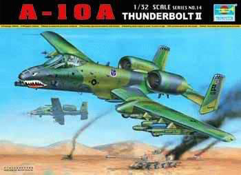 Plastic Kits TRUMPETER (i) 1/32 Scale -  US A-10A Thunderbolt II Plastic Model Kit