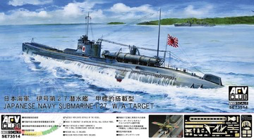 Plastic Kits AFV CLUB 1/350 Scale -  Japanese Navy Submarine I-27  Plastic Model Kit