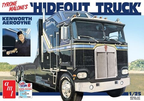 Plastic Kits AMT (h) 1:25 Scale -  Hideout Transporter Kenworth