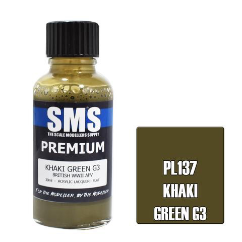 Paint SMS Premium Acrylic Lacquer KHAKI GREEN G3 30ml