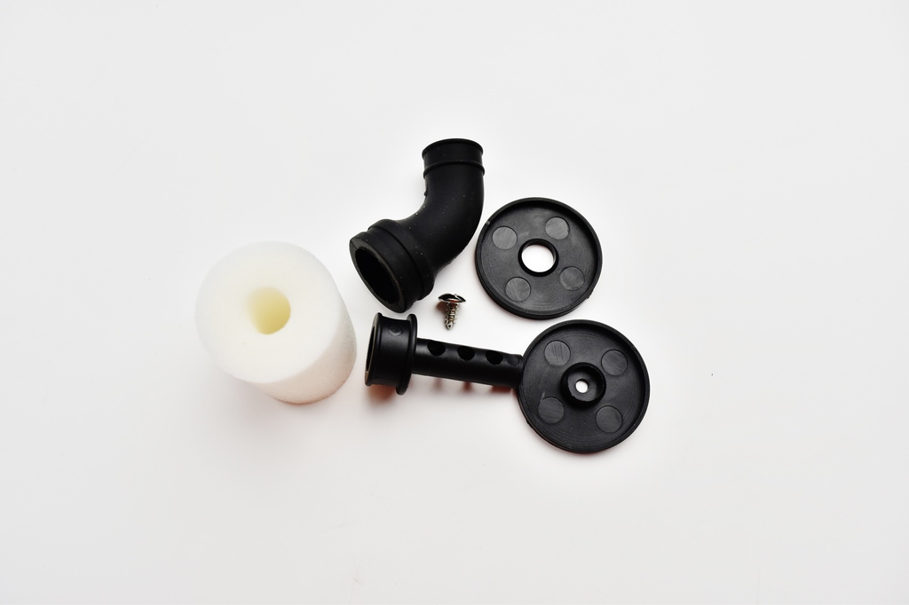 Parts C.Y 1/10 air filter (Black) + black elbow