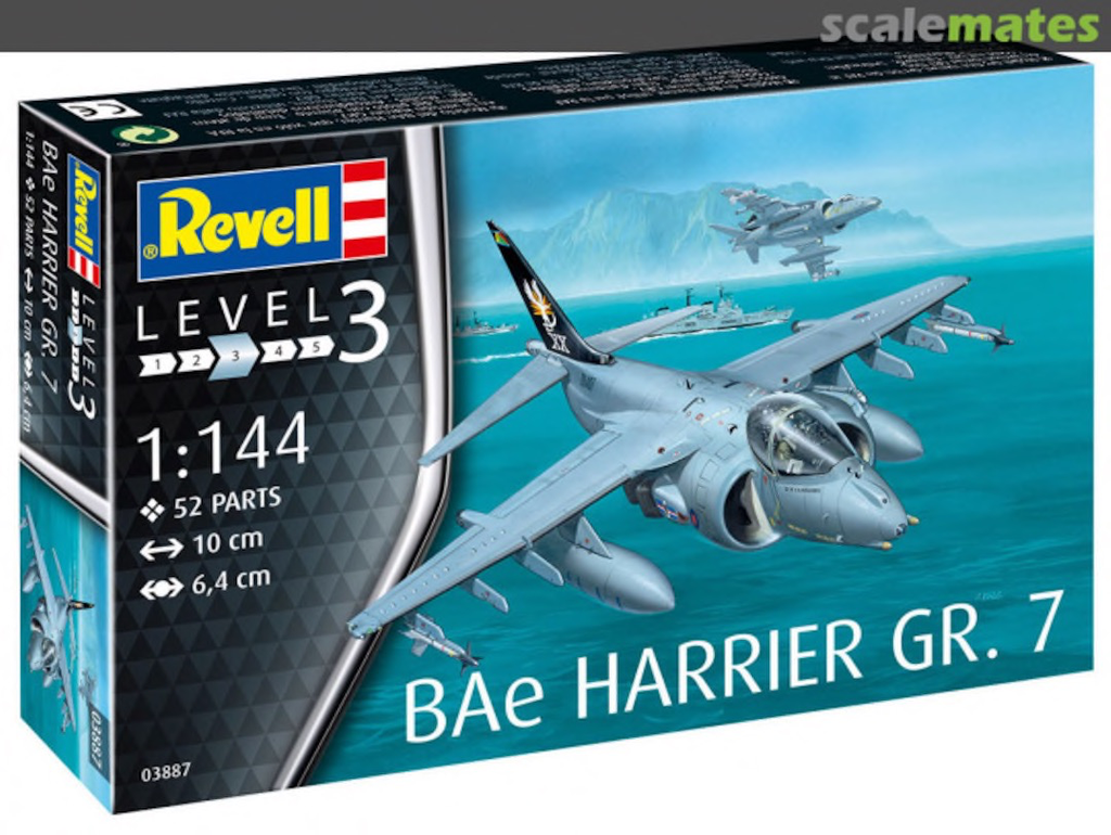 Plastic Kits Revell (e) 1/144 Scale - Bae Harrier GR.7