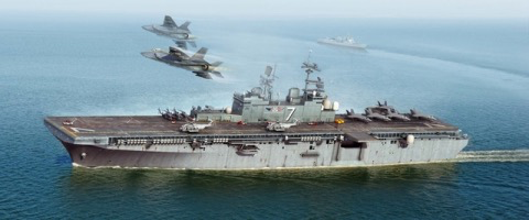 Plastic Kits HOBBYBOSS (g) 1:700 Scale - USS Iwo Jima LHD-