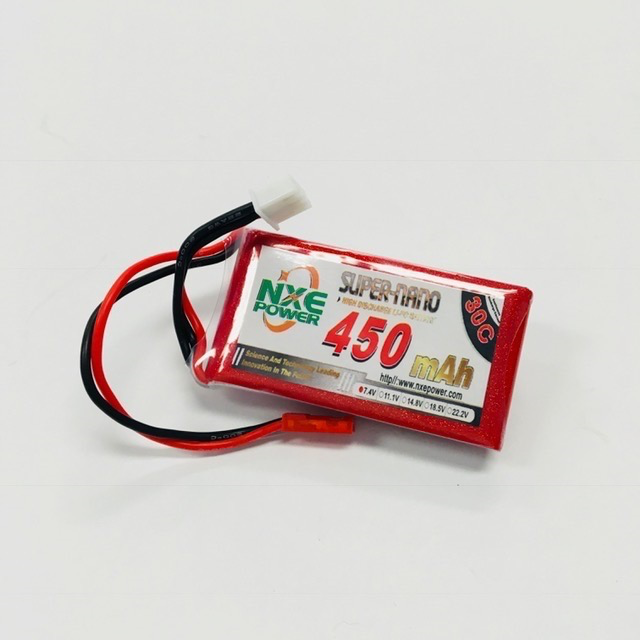 Battery LiPo NXE 7.4v 450mah LiPo 30c Soft Case w/JST