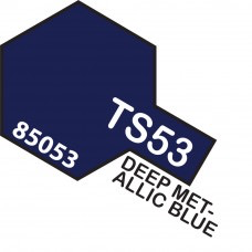 Paint Tamiya Color Spray for Plastics TS-53 Deep Metallic Blue. 100ml Spray Can