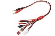 General Gforce Combo charge lead BEC + Futaba RX + Tamiya Male + Deans Males + Free wire, silicon wire 18AWG