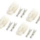 General Gforce Tamiya connector with gold plated pins, Male (4pcs)