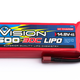 Battery LiPo NVISION Soft Case Lipo 4S 14.8V 2500 30C Battery