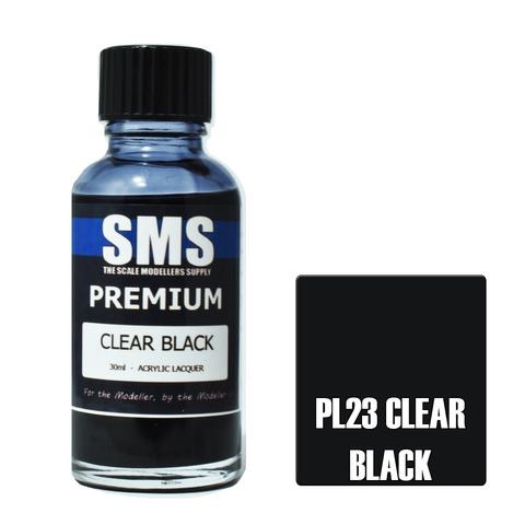 Paint SMS Premium Acrylic Lacquer CLEAR BLACK 30ml