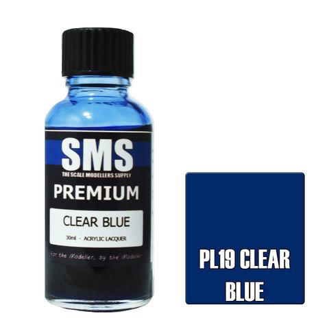 Paint SMS Premium Acrylic Lacquer CLEAR BLUE 30ml