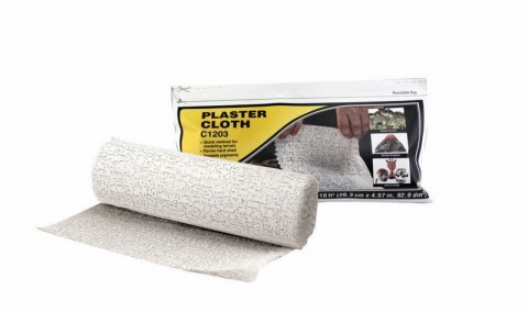 Plastic Kits WOODLAND SCENIC Plaster Cloth 10 SQ FT Roll