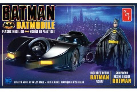 Plastic Kits AMT (e) 1/25 Scale - Batman 1989 Batmobile W/Resin Figure.