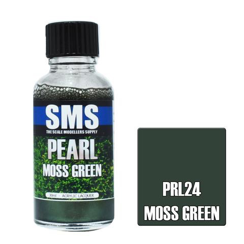 Paint SMS Pearl Acrylic Lacquer MOSS GREEN 30ml