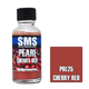 Paint SMS Pearl Acrylic Lacquer CHERRY RED 30ml