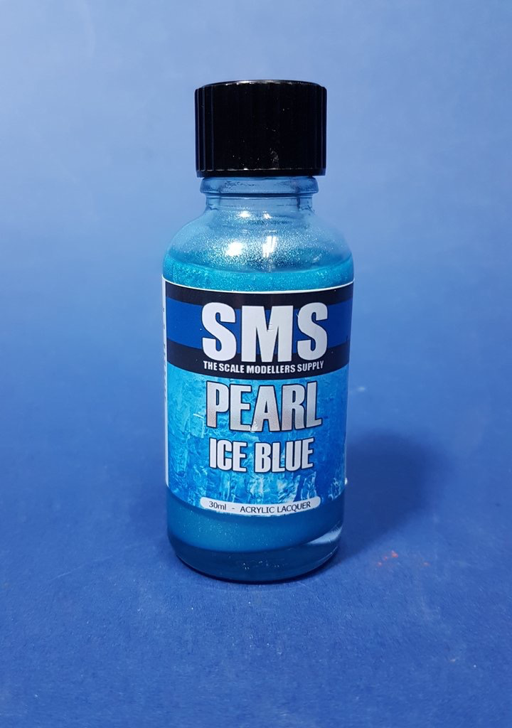 Paint SMS Pearl Acrylic Lacquer ICE BLUE 30ml