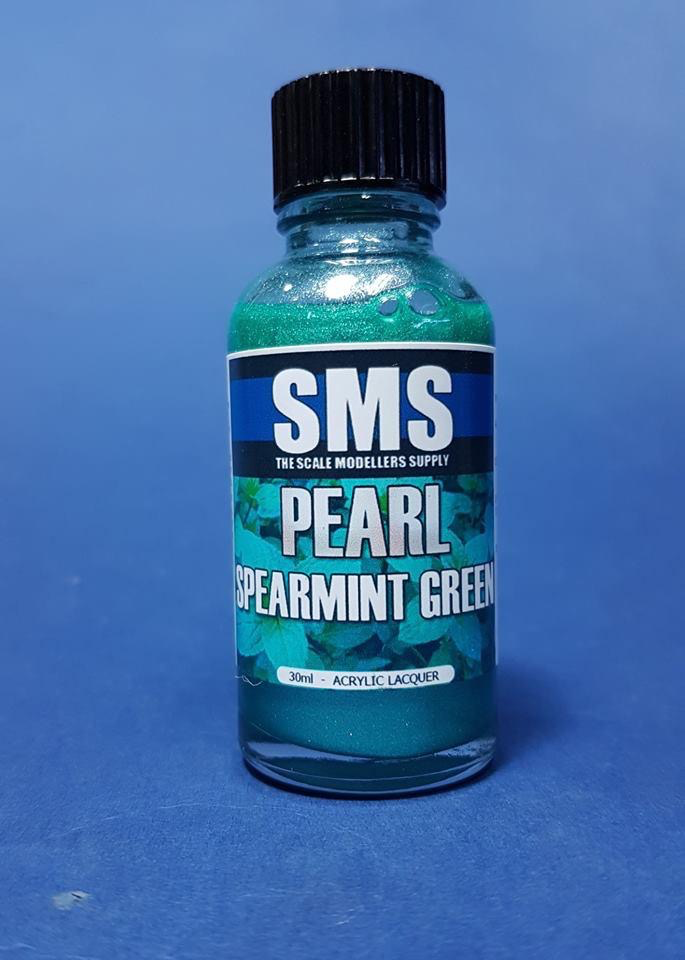 Paint SMS Pearl Acrylic Lacquer SPEARMINT GREEN 30ml