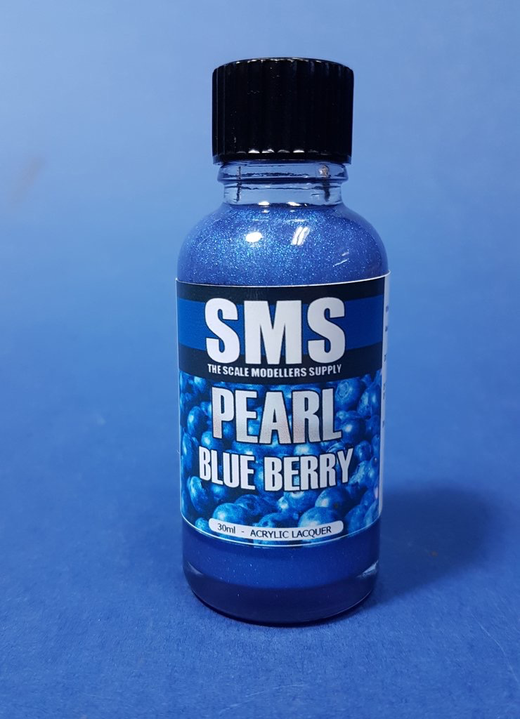 Paint SMS Pearl Acrylic Lacquer BLUE BERRY 30ml