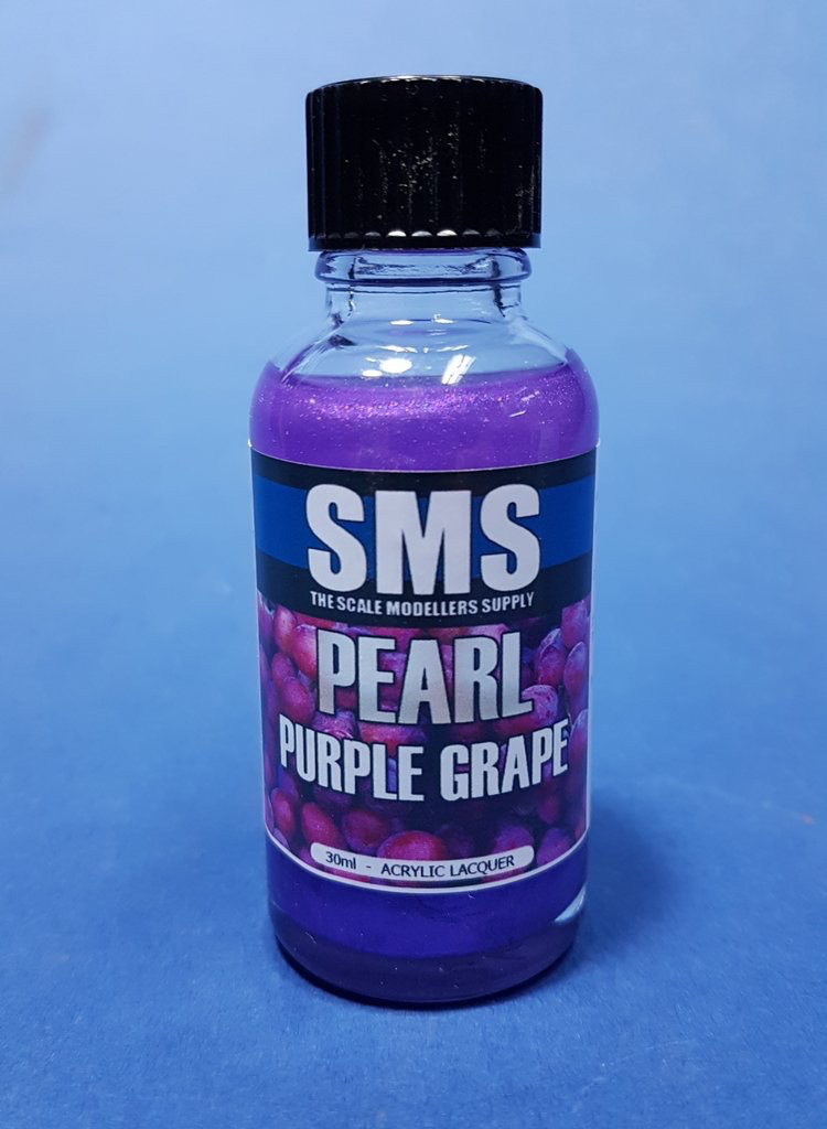 Paint SMS Pearl Acrylic Lacquer PURPLE GRAPE 30ml