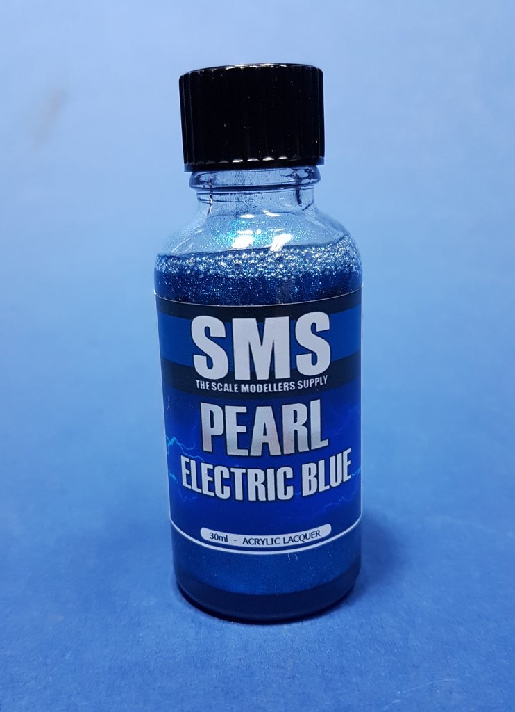 Paint SMS Pearl Acrylic Lacquer ELECTRIC BLUE 30ml