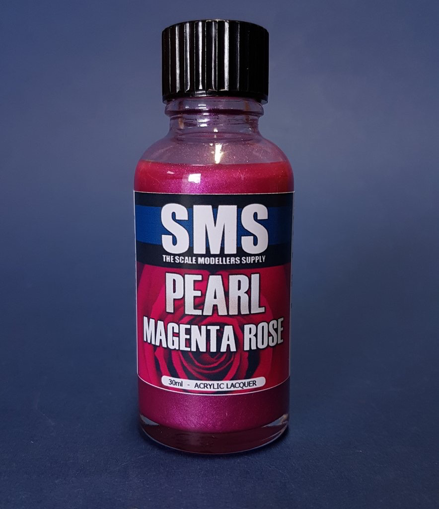 Paint SMS Pearl Acrylic Lacquer MAGENTA ROSE 30ml