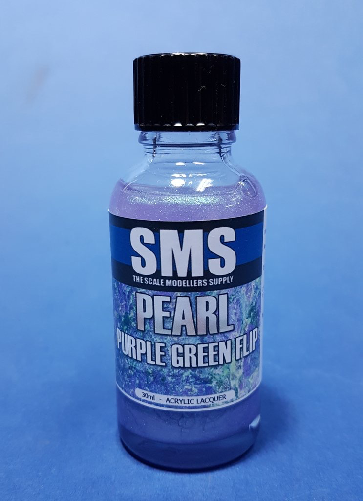 Paint SMS Pearl Acrylic Lacquer PURPLE GREEN FLIP 30ml