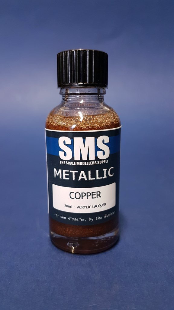 Paint SMS Metal Acrylic Lacquer COPPER 30ml