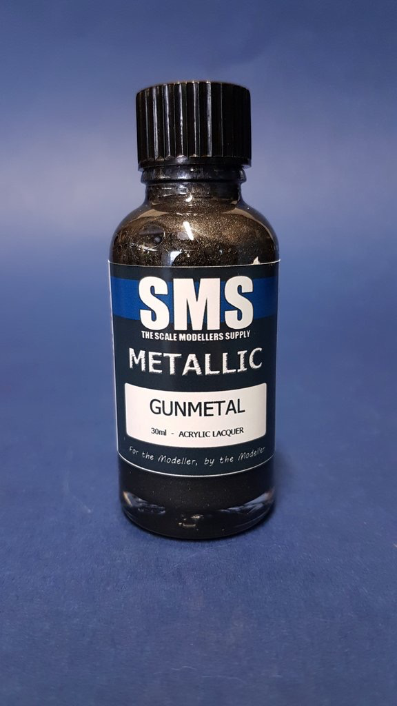 Paint SMS Metal Acrylic Lacquer GUNMETAL 30ml