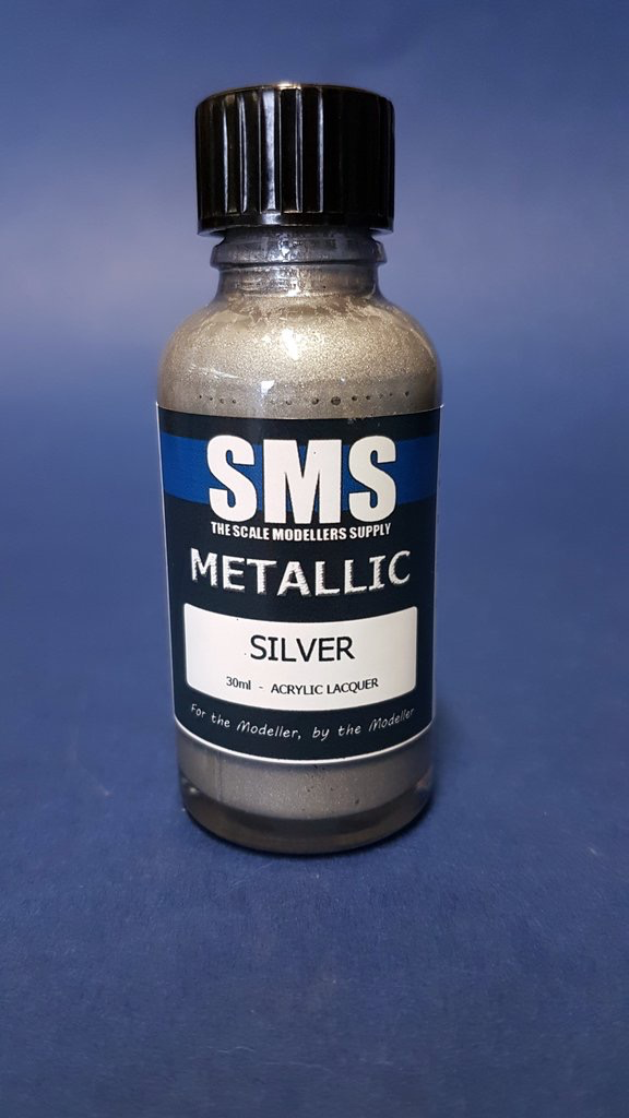 Paint SMS Metal Acrylic Lacquer SILVER 30ml