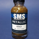 Paint SMS Metal Acrylic Lacquer GOLD 30ml
