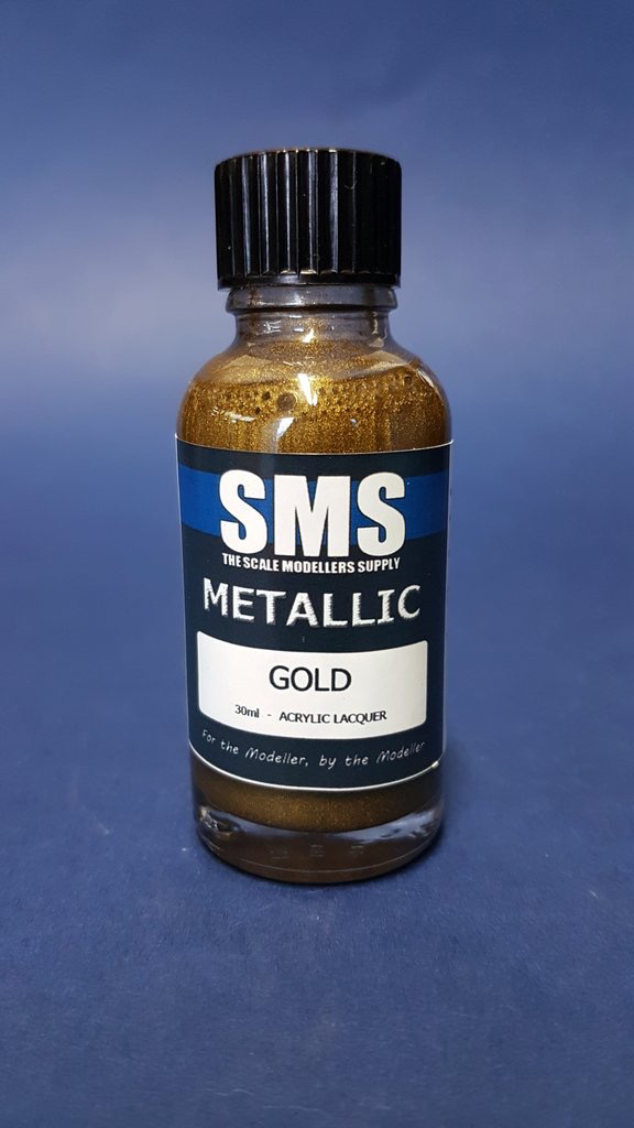 Paint SMS Metal Acrylic Lacquer GOLD 30ml