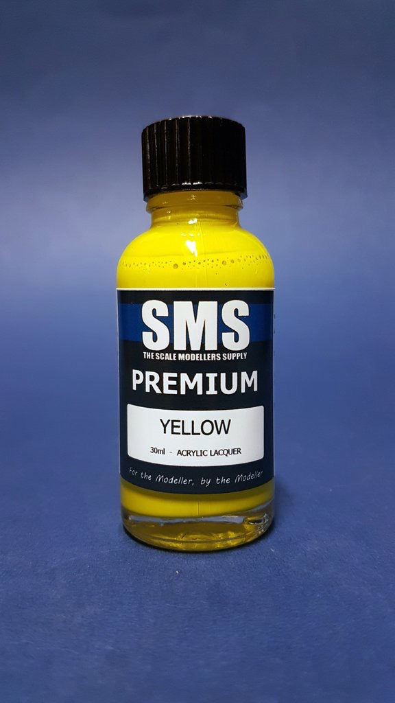 Paint SMS Premium Acrylic Lacquer YELLOW 30ml