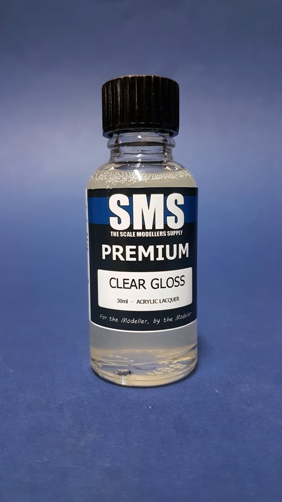 Paint SMS Premium Acrylic Lacquer CLEAR GLOSS 30ml